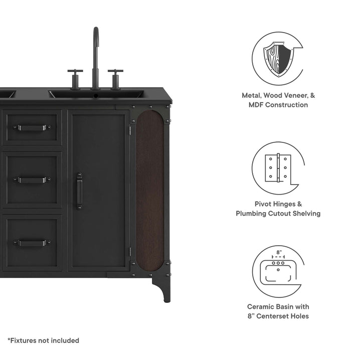 Steamforge Bathroom Cabinet Basin Not Included