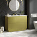 Quantum Bathroom Vanity Basin Included White Gold / 48" Single