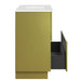 Quantum Bathroom Vanity Basin Included White Gold / 48" Single
