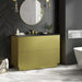 Quantum Bathroom Vanity Basin Included Black Gold / 48" Single