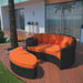 Taiji Outdoor Patio Wicker Daybed - detail close-up