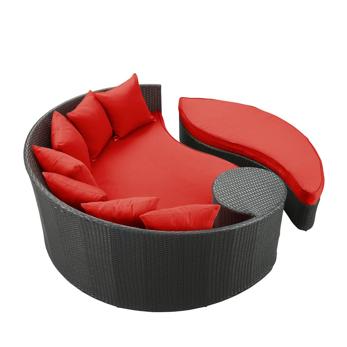 Taiji Outdoor Patio Wicker Daybed - view 8