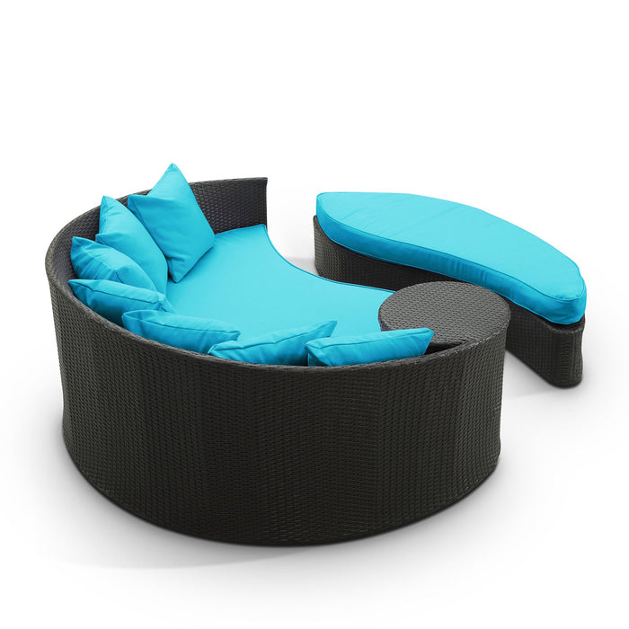 Taiji Outdoor Patio Wicker Daybed - view 11