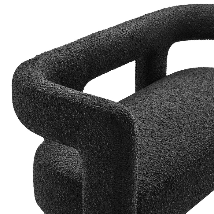 Kayla Boucle Upholstered Loveseat - view 9