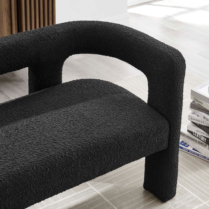 Kayla Boucle Upholstered Loveseat - view 5