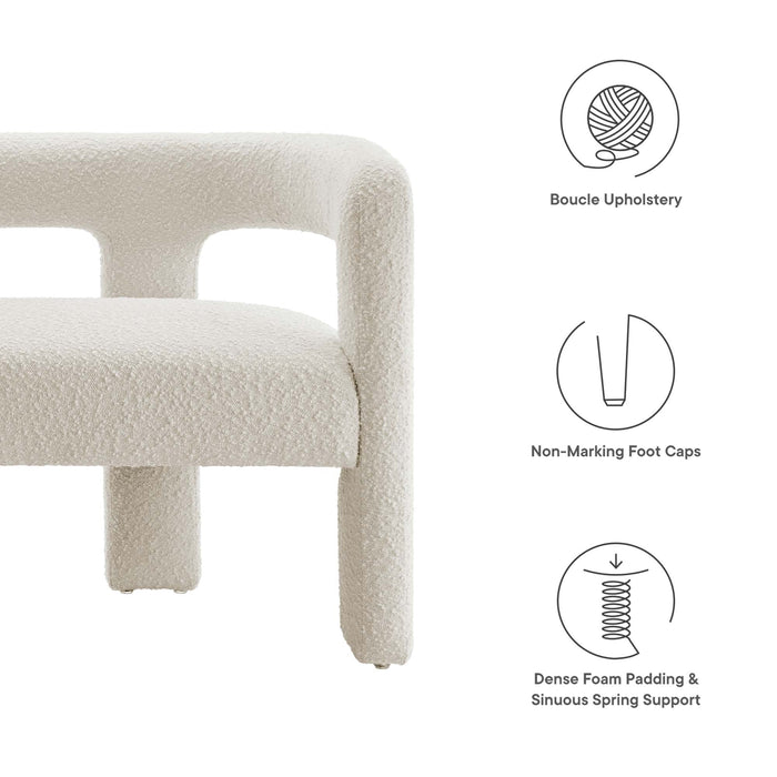 Kayla Boucle Upholstered Loveseat - view 12