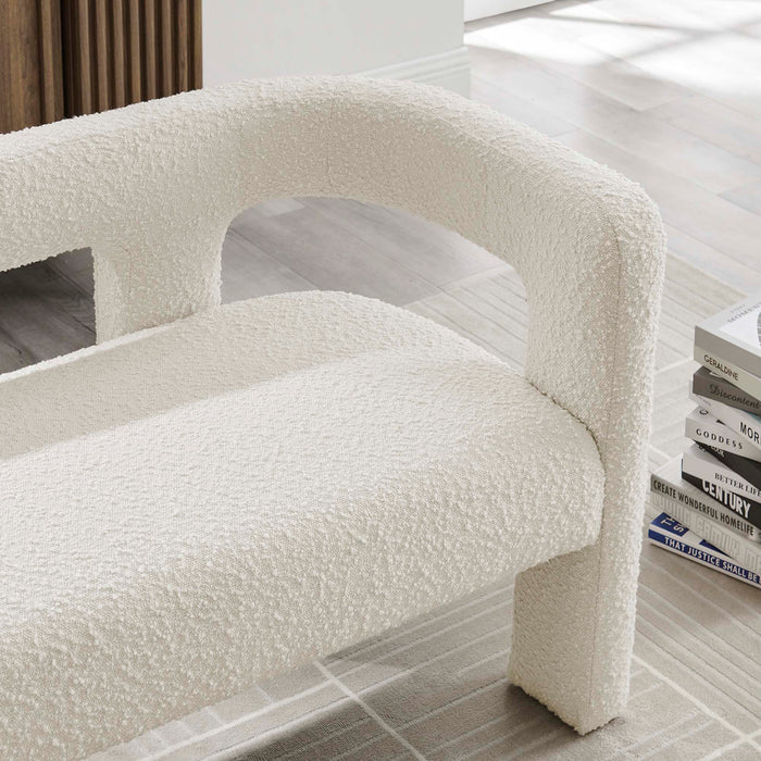Kayla Boucle Upholstered Loveseat - view 14
