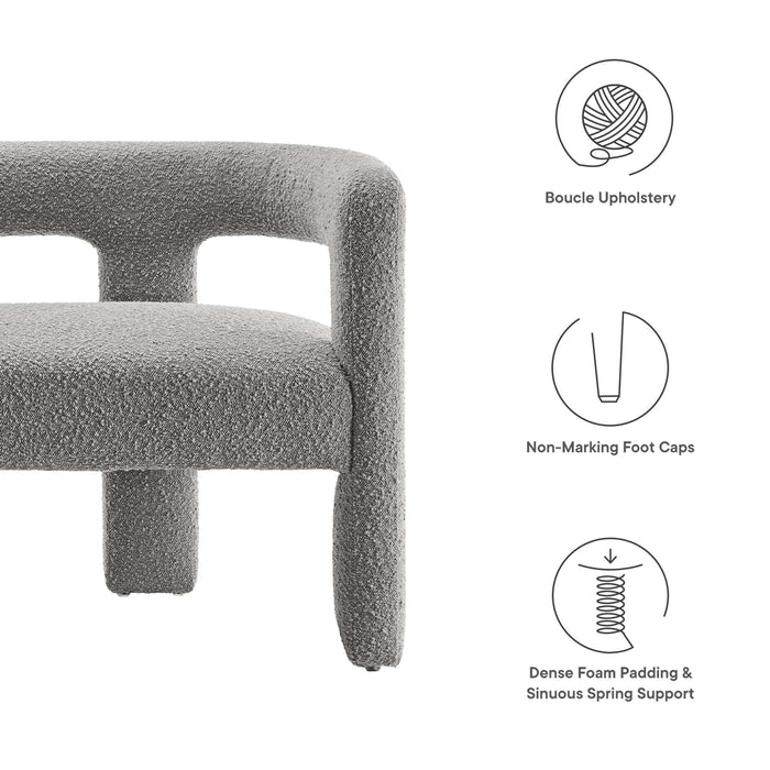 Kayla Boucle Upholstered Loveseat - view 21