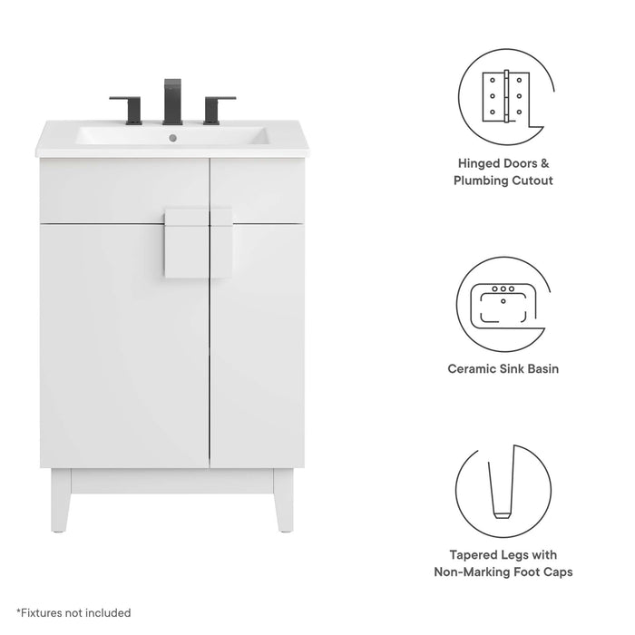 Miles Bathroom Vanity Basin Included