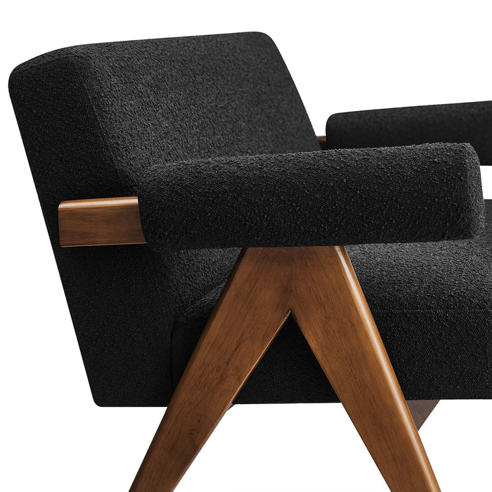 Lyra Boucle Fabric Loveseat - view 9