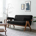 Lyra Boucle Fabric Loveseat - Modway \living\loveseats