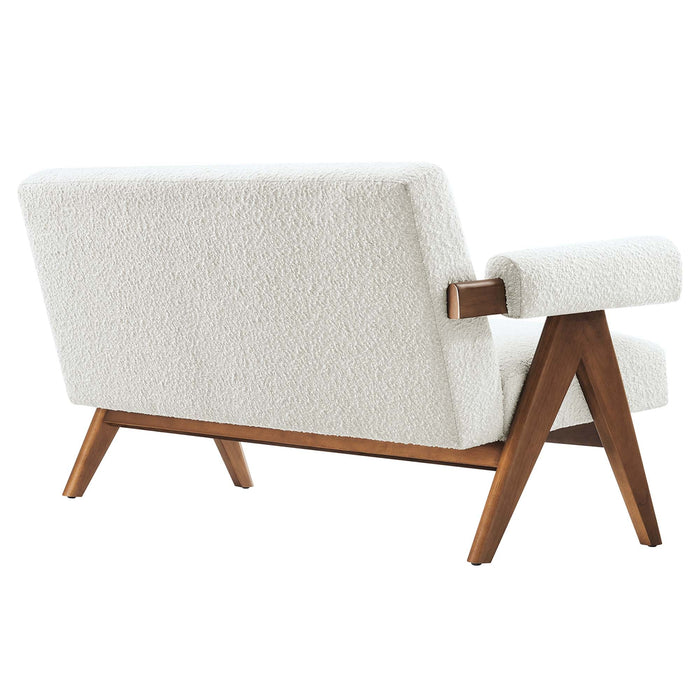 Lyra Boucle Fabric Loveseat - view 16