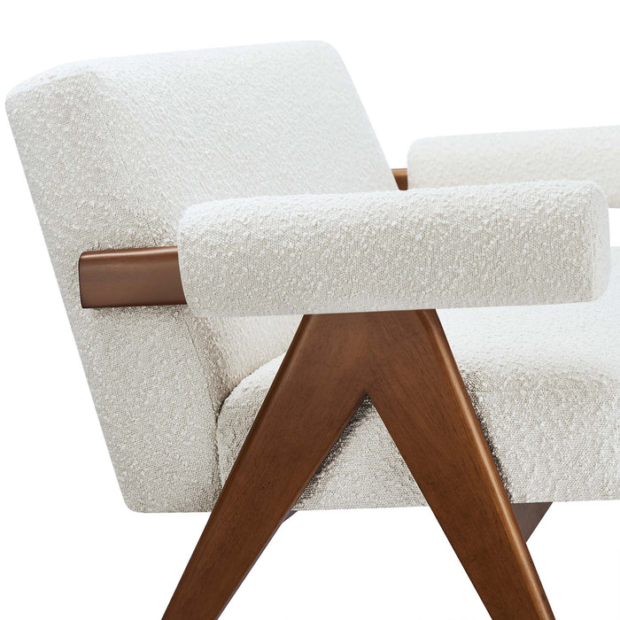 Lyra Boucle Fabric Loveseat - view 18