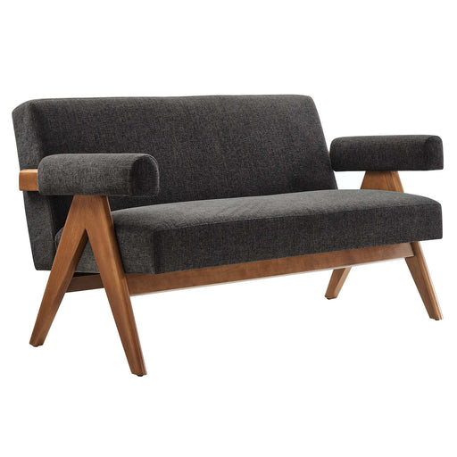 Lyra Fabric Loveseat - alternate angle view
