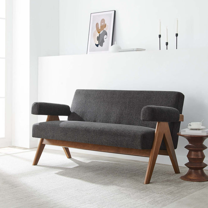 Lyra Fabric Loveseat - Modway \living\sectionals