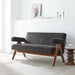 Lyra Fabric Loveseat - Modway \living\sectionals
