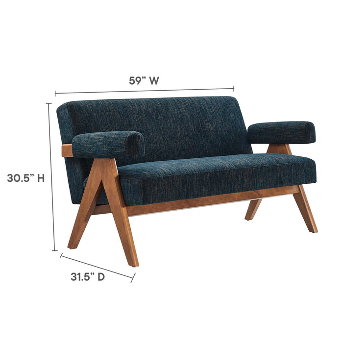 Lyra Fabric Loveseat - view 13