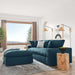 Commix Down Filled Overstuffed Sectional Sofa and Ottoman Set - view 6