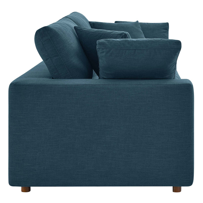 Commix Down Filled Overstuffed Sectional Sofa and Ottoman Set - view 11
