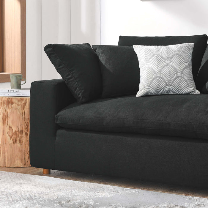 Commix Down Filled Overstuffed Sectional Sofa and Ottoman Set - view 22