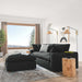 Commix Down Filled Overstuffed Sectional Sofa and Ottoman Set - view 21