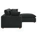 Commix Down Filled Overstuffed Sectional Sofa and Ottoman Set - view 25