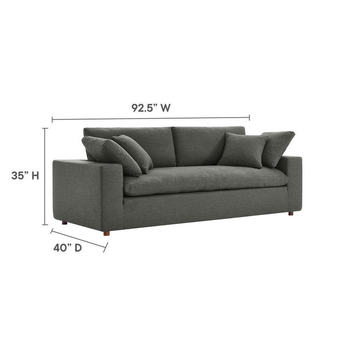 Commix Down Filled Overstuffed Sectional Sofa and Ottoman Set - view 34