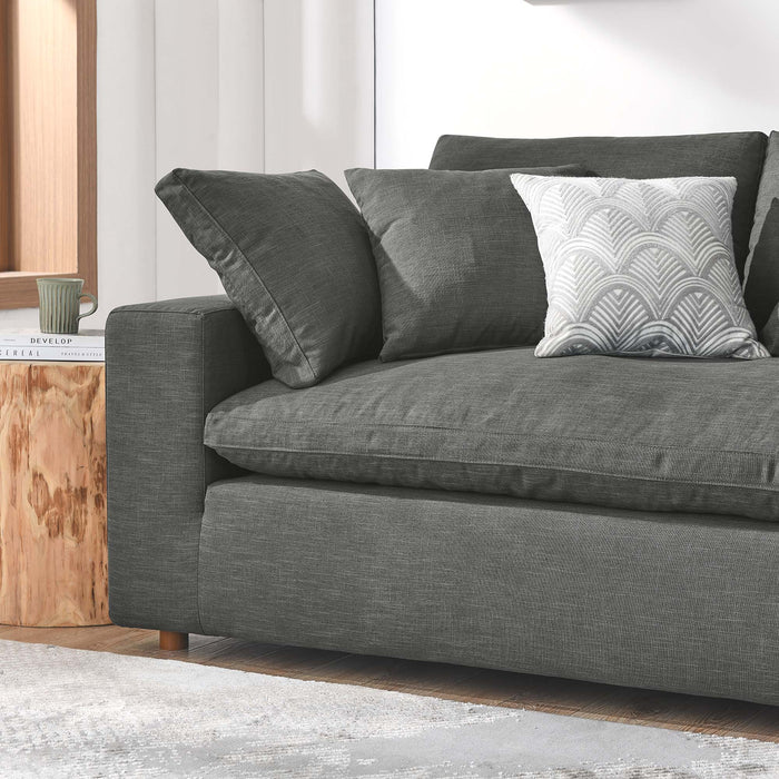 Commix Down Filled Overstuffed Sectional Sofa and Ottoman Set - view 37