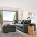 Commix Down Filled Overstuffed Sectional Sofa and Ottoman Set - view 36