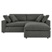 Commix Down Filled Overstuffed Sectional Sofa and Ottoman Set - view 42