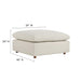 Commix Down Filled Overstuffed Sectional Sofa and Ottoman Set - view 50