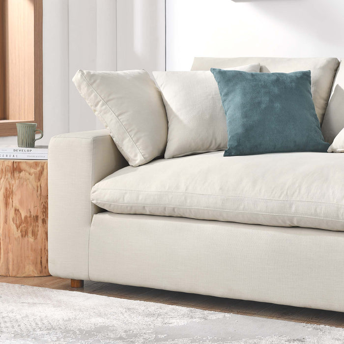 Commix Down Filled Overstuffed Sectional Sofa and Ottoman Set - view 52