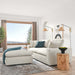 Commix Down Filled Overstuffed Sectional Sofa and Ottoman Set - view 51