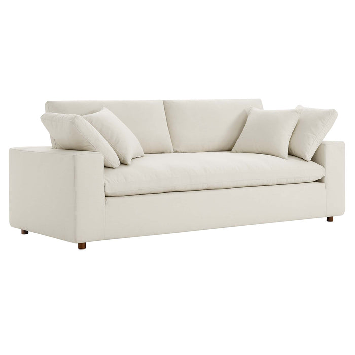 Commix Down Filled Overstuffed Sectional Sofa and Ottoman Set - view 53