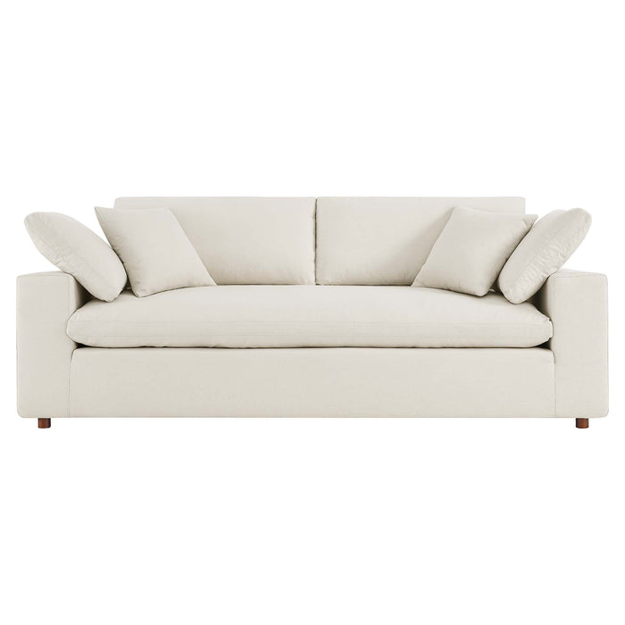 Commix Down Filled Overstuffed Sectional Sofa and Ottoman Set - view 58