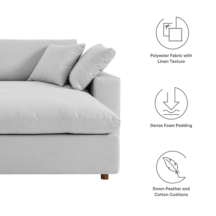Commix Down Filled Overstuffed Sectional Sofa and Ottoman Set - view 63