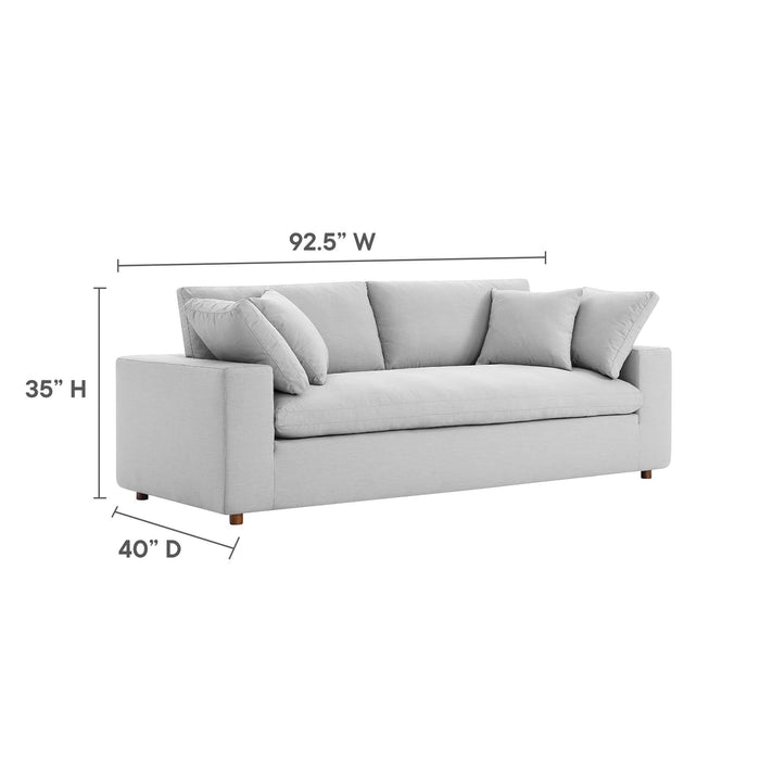 Commix Down Filled Overstuffed Sectional Sofa and Ottoman Set - view 64