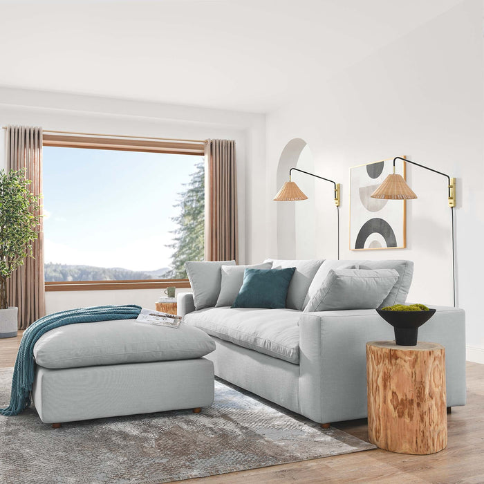 Commix Down Filled Overstuffed Sectional Sofa and Ottoman Set - view 66