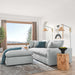 Commix Down Filled Overstuffed Sectional Sofa and Ottoman Set - view 66