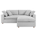 Commix Down Filled Overstuffed Sectional Sofa and Ottoman Set - view 72