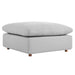 Commix Down Filled Overstuffed Sectional Sofa and Ottoman Set - view 69