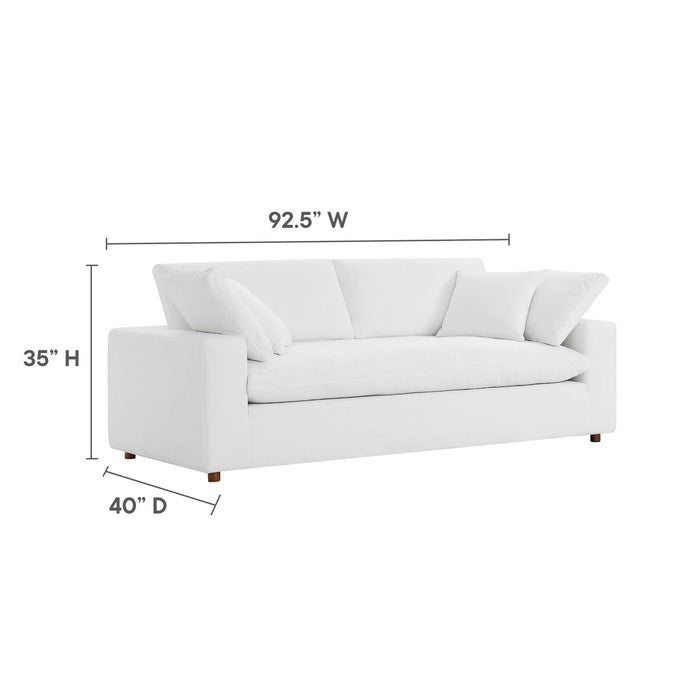 Commix Down Filled Overstuffed Sectional Sofa and Ottoman Set - view 79