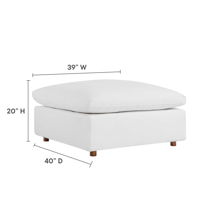 Commix Down Filled Overstuffed Sectional Sofa and Ottoman Set - view 80