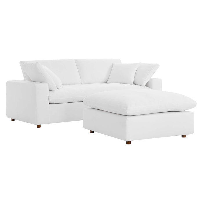 Commix Down Filled Overstuffed Sectional Sofa and Ottoman Set - view 77