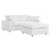Commix Down Filled Overstuffed Sectional Sofa and Ottoman Set - view 77