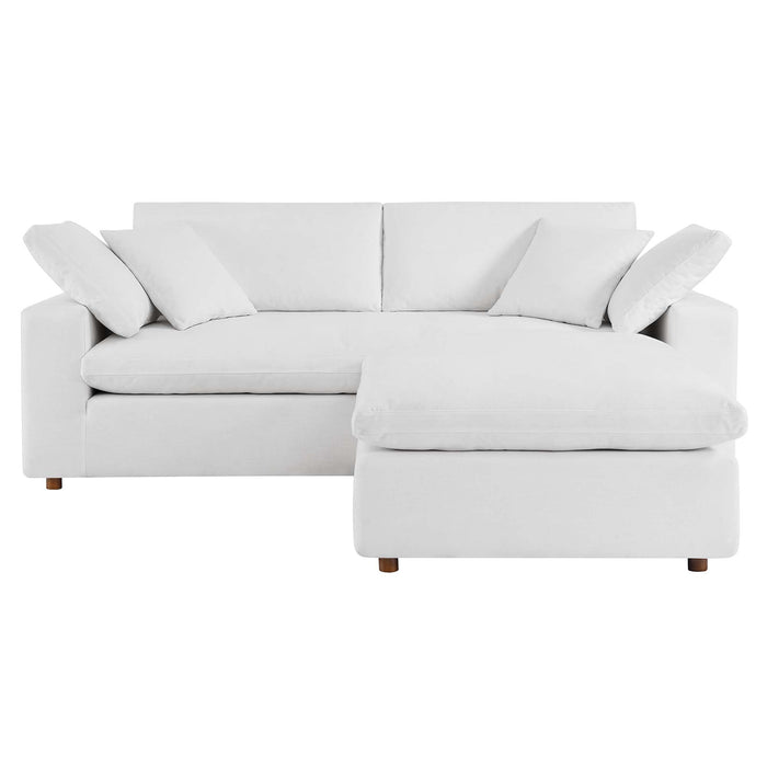 Commix Down Filled Overstuffed Sectional Sofa and Ottoman Set - view 88