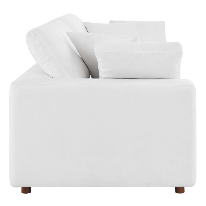 Commix Down Filled Overstuffed Sectional Sofa and Ottoman Set - view 87