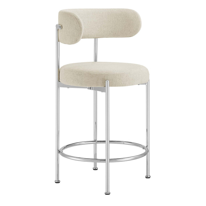 Albie Fabric Counter Stools Set of 2