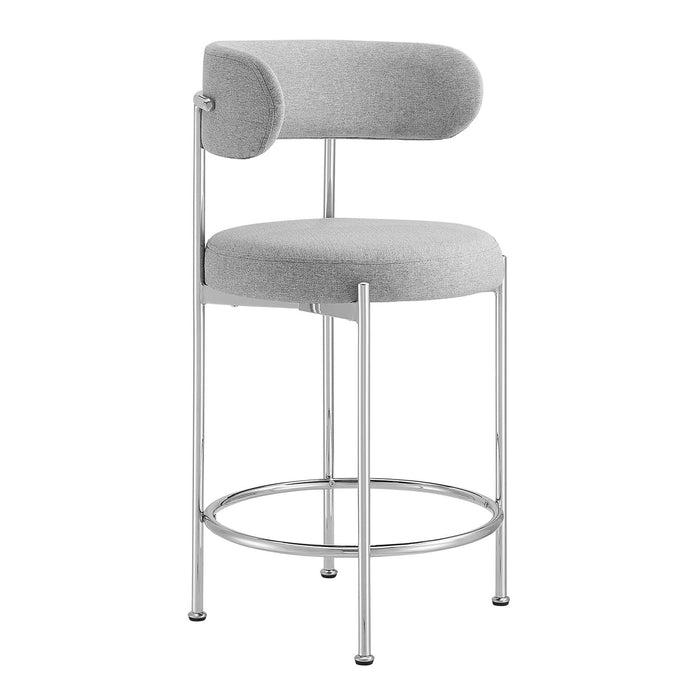 Albie Fabric Counter Stools Set of 2