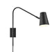 Faye Metal Wall Sconce - alternate angle view